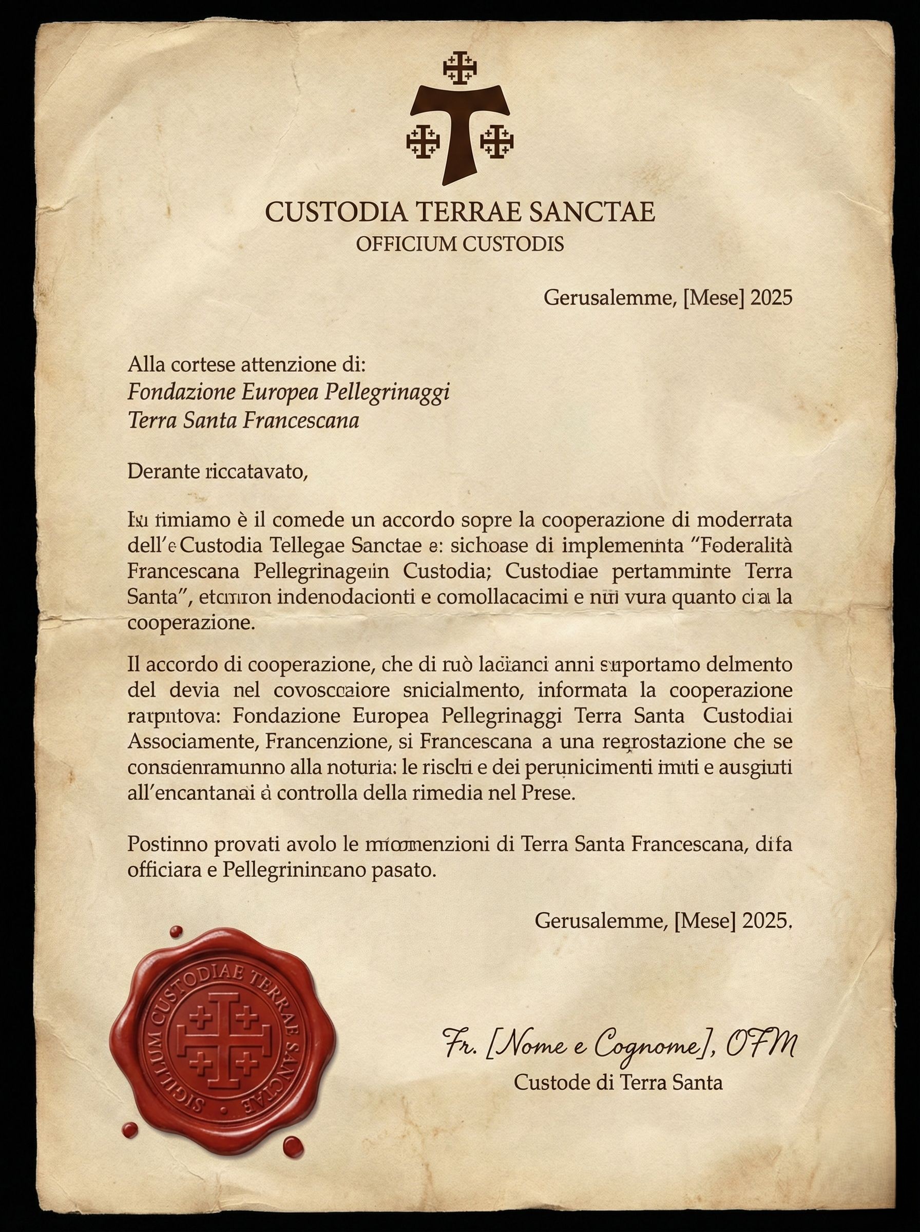 Custodia Letter