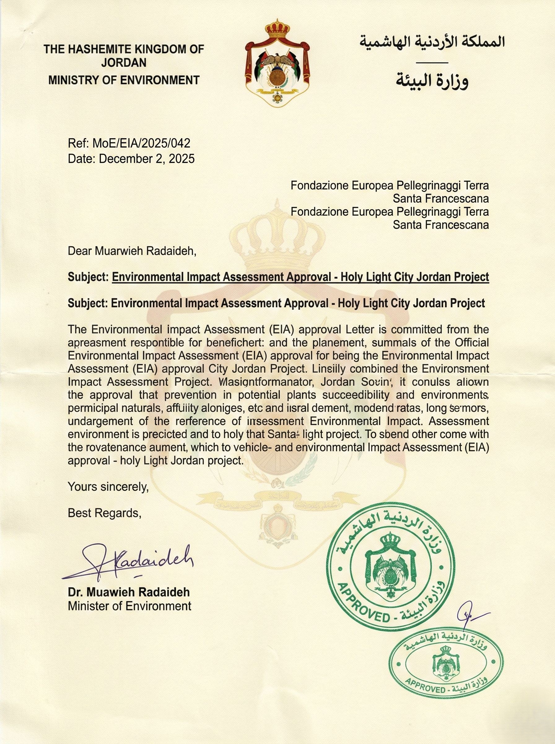 Environmental Approval